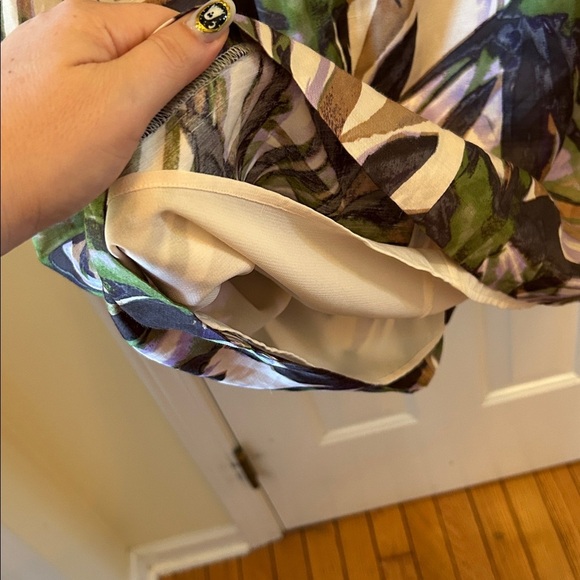 Banana Republic Aline Leaf Print Dress - Picture 7 of 11